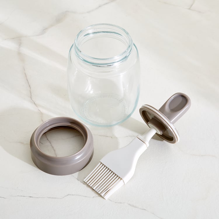 Pamolive Meridian Glass Oil Bottle with Drip Brush - 290ml