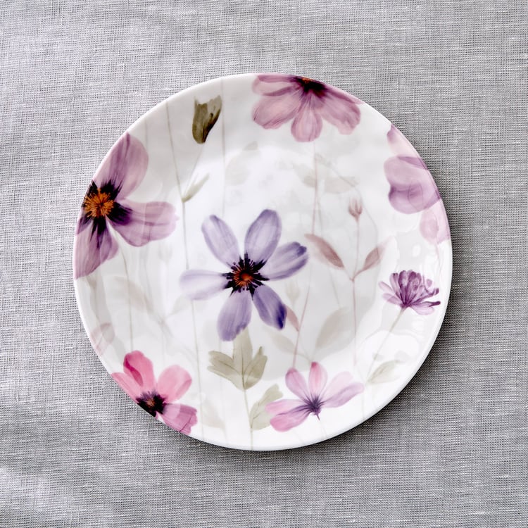 Meadows Mystic Garden Melamine Printed Side Plate - 19cm