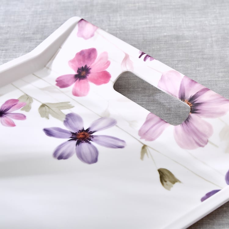 Meadows Mystic Garden Melamine Printed Serving Tray - 38x27cm