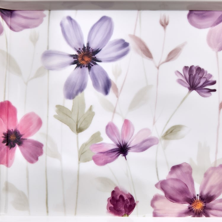 Meadows Mystic Garden Melamine Printed Serving Tray - 38x20cm