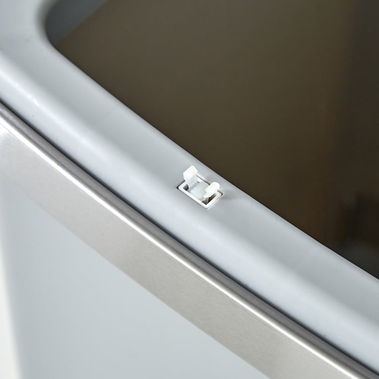 Sedona Nicole Polypropylene Pedal and Push Waste Bin - 15L