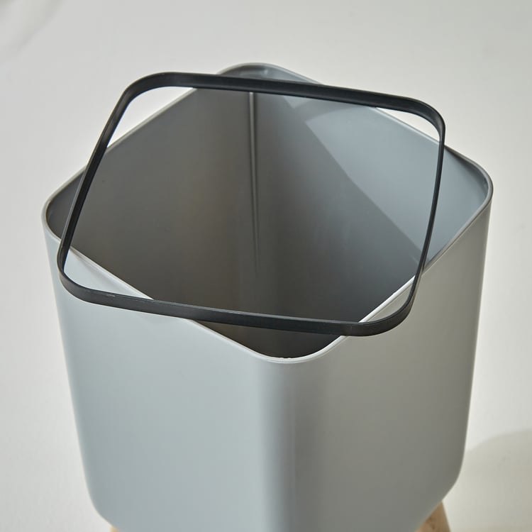 Sedona Roche Polypropylene Push Waste Bin with Stand - 10L