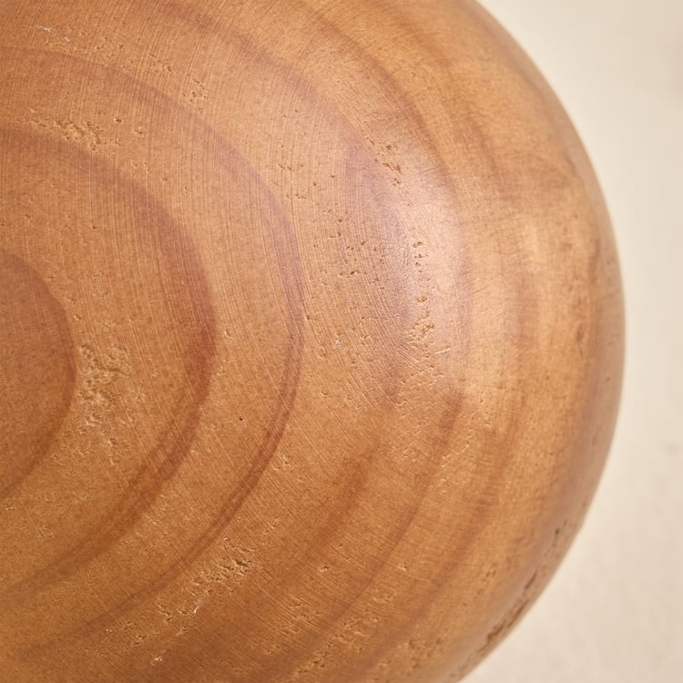 Driftwood Wooden Ball Table Accent