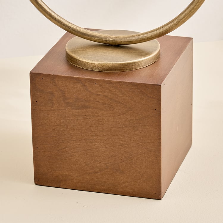 Driftwood Metal Link Table Accent