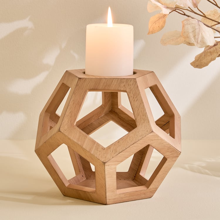 Driftwood Wooden Candle Holder