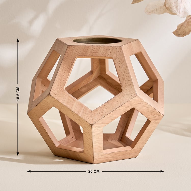 Driftwood Wooden Candle Holder