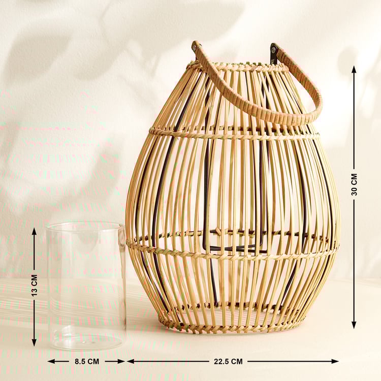 Fawn Polyrattan Lantern