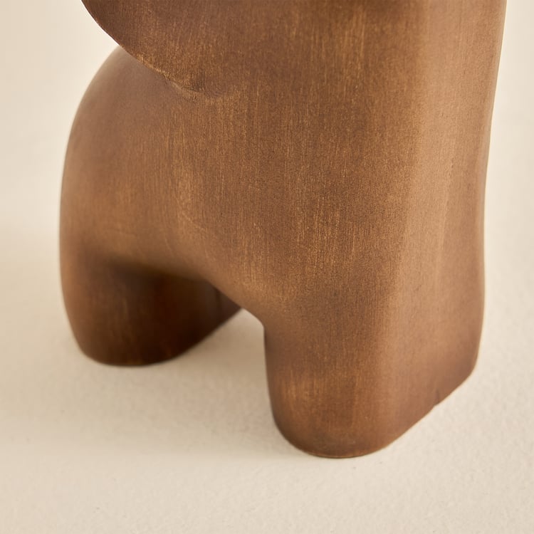 Driftwood Wooden Elephant Figurine
