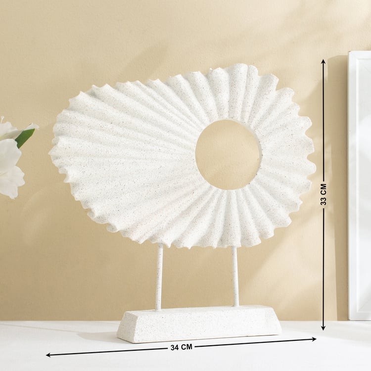 Windflower Fluer Polyresin Table Accent
