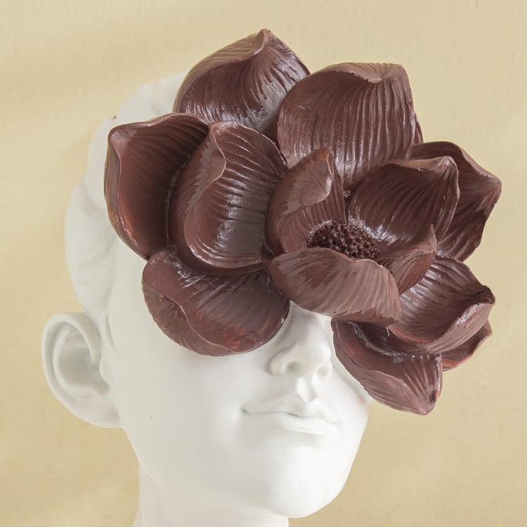 Windflower Fluer Polyresin Floral Lady Figurine