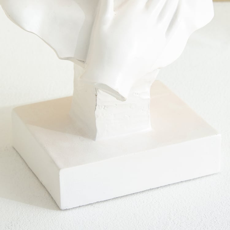 Windflower Fluer Polyresin Floral Lady Figurine