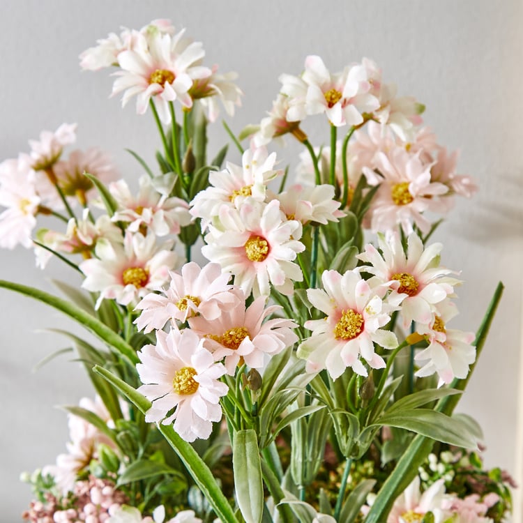 Gloria Floret Natural Dried Flowers with Bamboo Fence