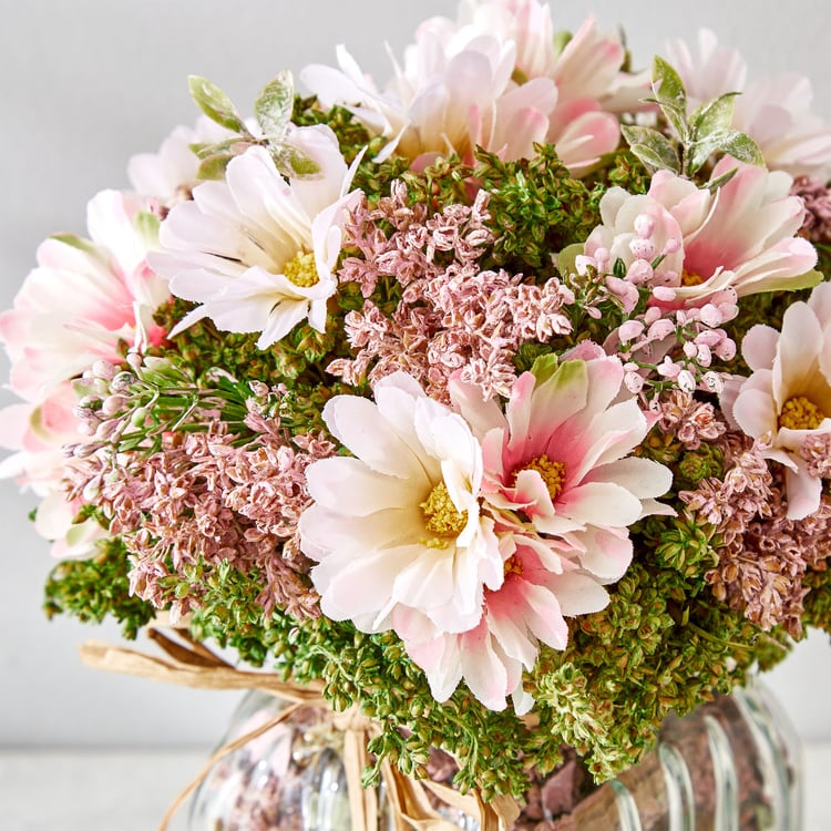 Gloria Floret Natural Dried Flowers in Glass Jar