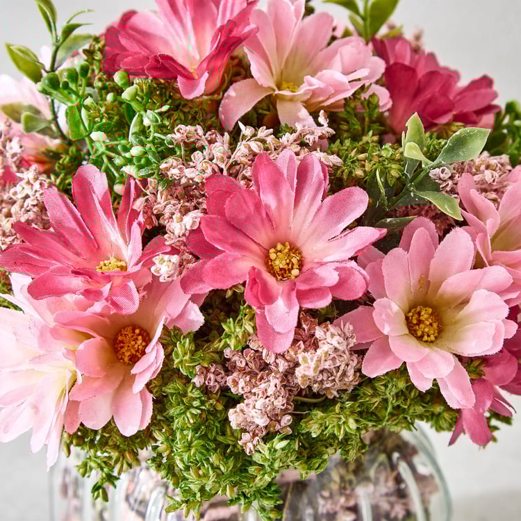 Gloria Floret Natural Dried Flowers in Glass Jar