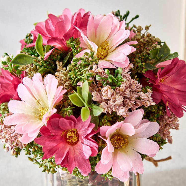 Gloria Floret Natural Dried Flowers in Glass Jar