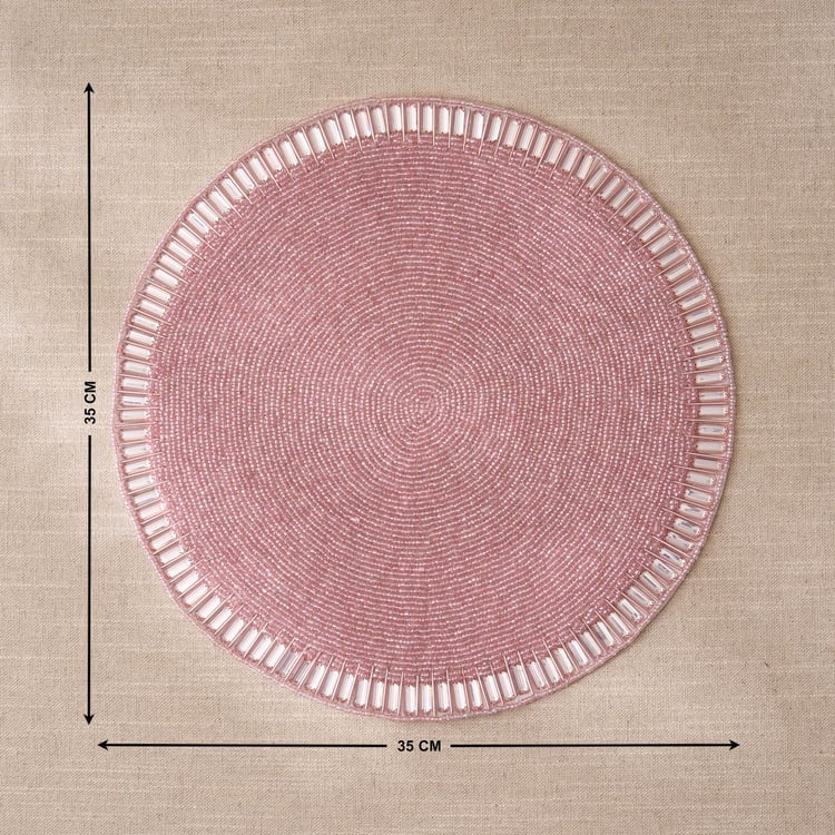 Drake Mystic Garden Glass Beaded Placemat