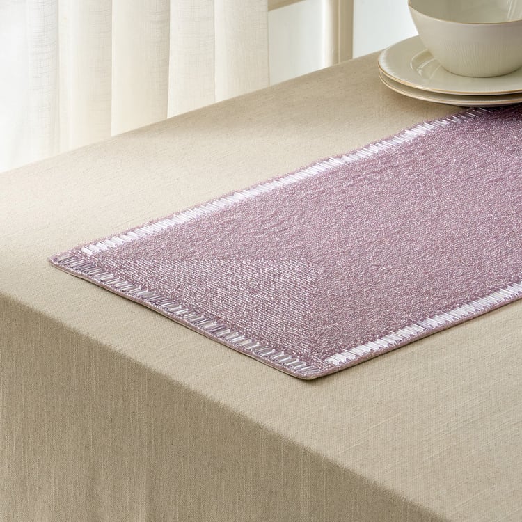 Drake Mystic Garden Beaded Table Runner