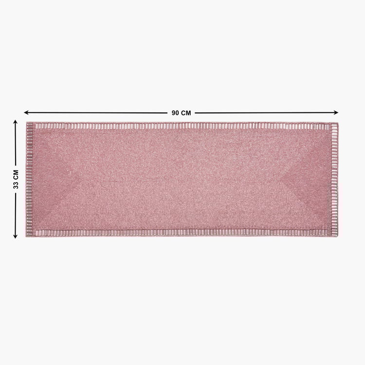 Drake Mystic Garden Beaded Table Runner