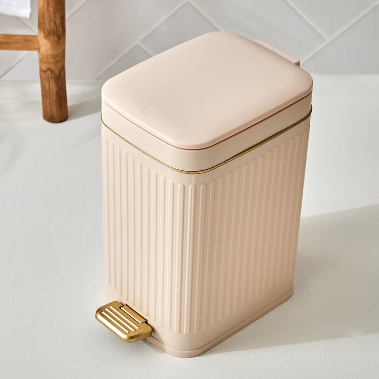 Sedona Miller Polypropylene Pedal and Push Waste Bin - 7L