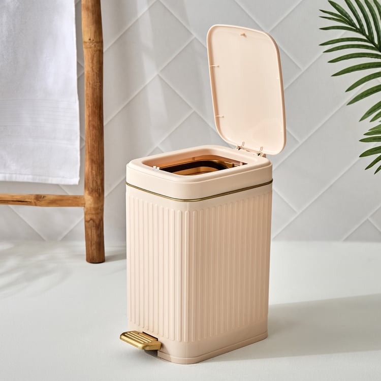 Sedona Miller Polypropylene Pedal and Push Waste Bin - 7L