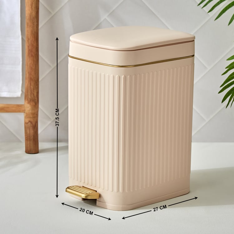 Sedona Miller Polypropylene Pedal and Push Waste Bin - 14L