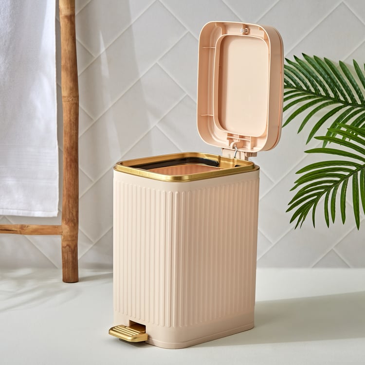 Sedona Miller Polypropylene Pedal and Push Waste Bin - 14L