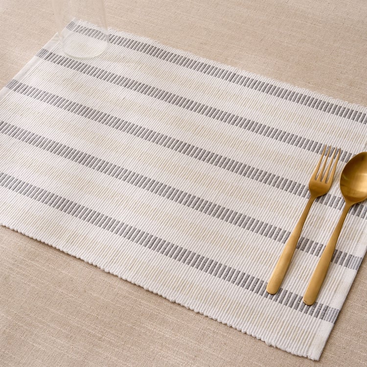 Drake Ecliptic Saga Monochrome Cotton Ribbed Placemat