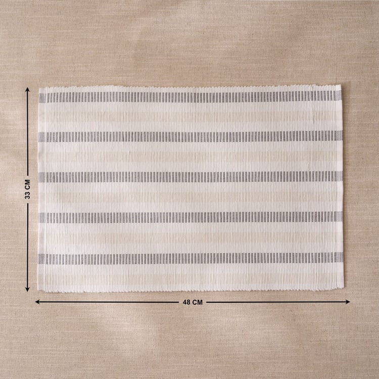 Drake Ecliptic Saga Monochrome Cotton Ribbed Placemat