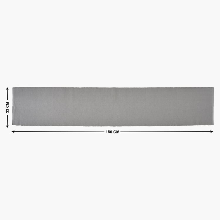 Drake Ecliptic Saga Monochrome Cotton Ribbed Table Runner