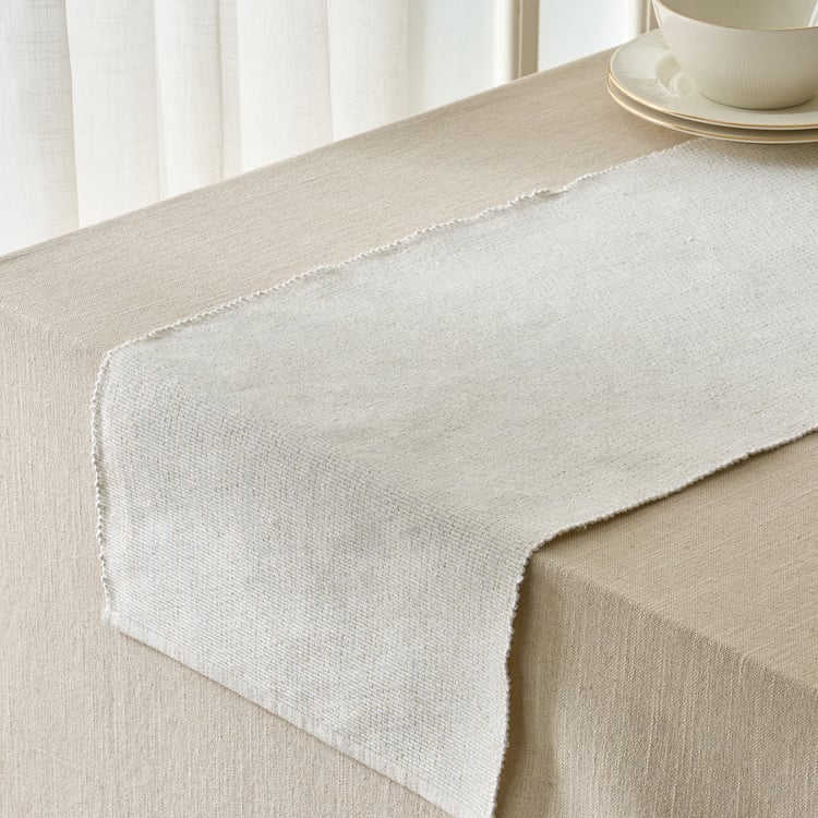 Drake Opulence Cotton Ribbed Table Runner
