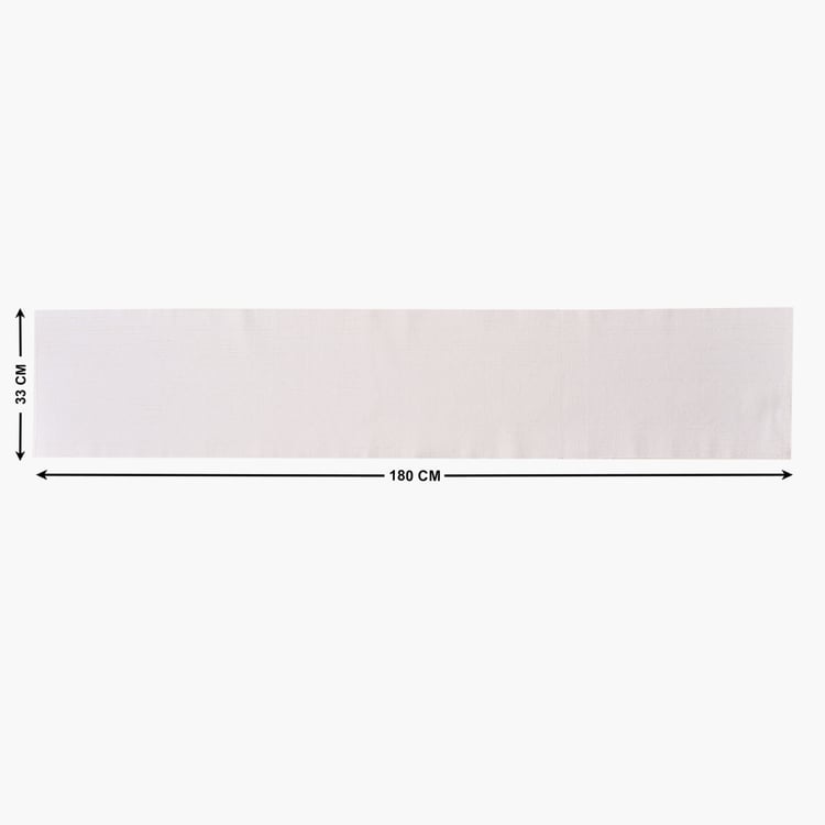 Drake Opulence Cotton Ribbed Table Runner