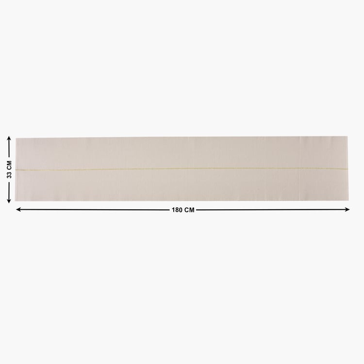 Drake Opulence Cotton Ribbed Table Runner