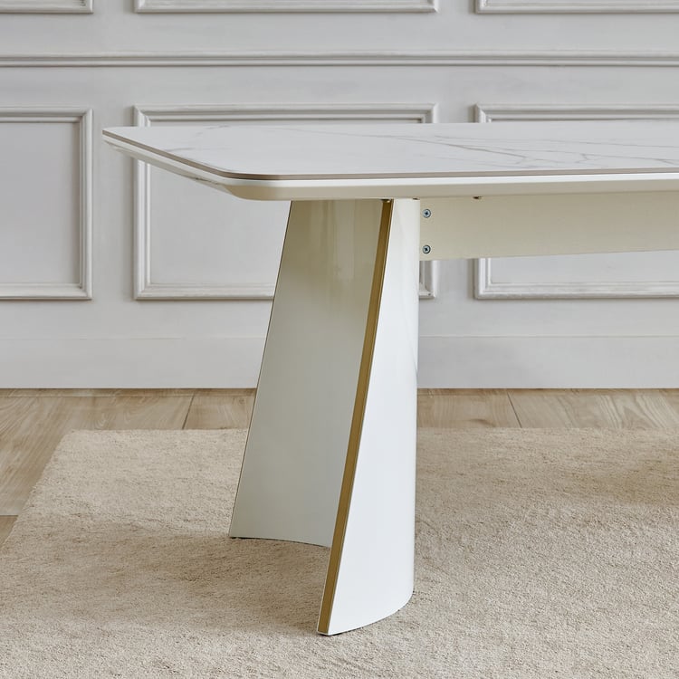 Senorita Sintered Stone Top 8-Seater Dining Table - Beige