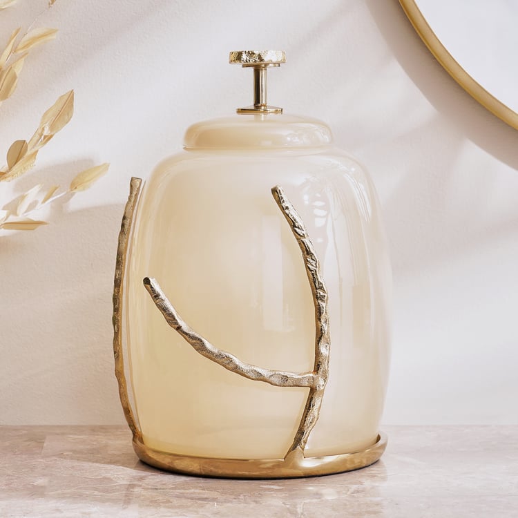 Eternity Vogue Gwen Glass Decorative Canister