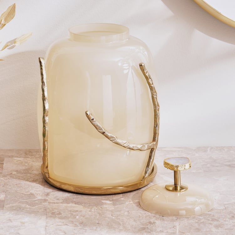 Eternity Vogue Gwen Glass Decorative Canister