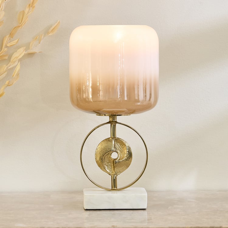 Eternity Vogue Gwen Glass Hurricane Candle Holder