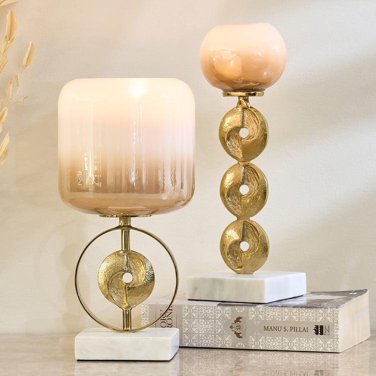 Eternity Vogue Gwen Glass Hurricane Candle Holder
