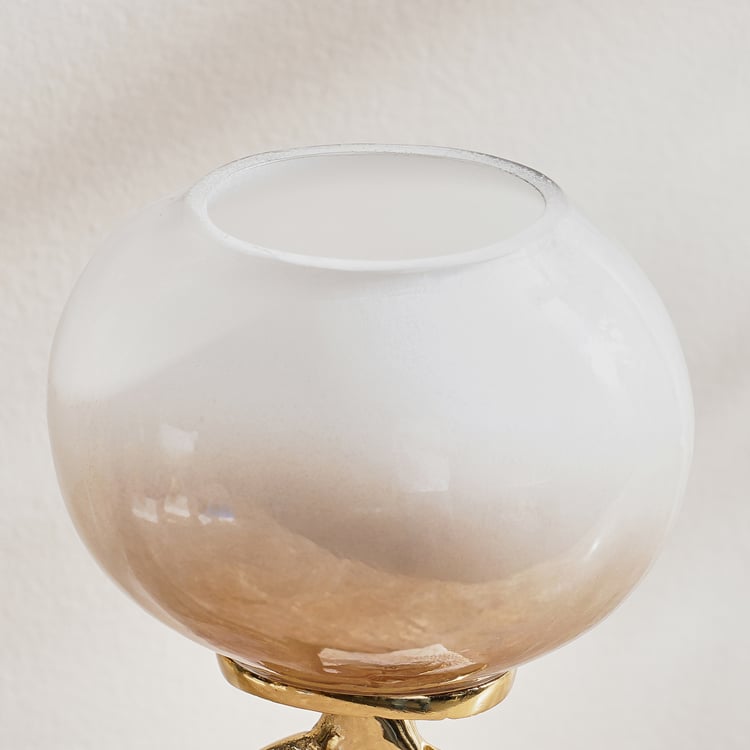 Eternity Vogue Gwen Glass Hurricane Candle Holder