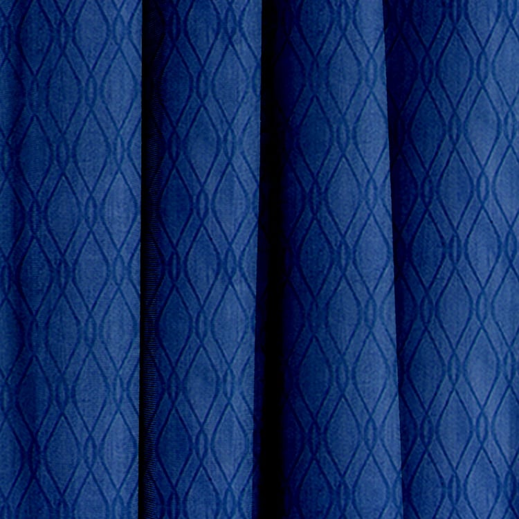 CORTINA Set of 2 Printed Light Filtering Window Curtains - 5ft