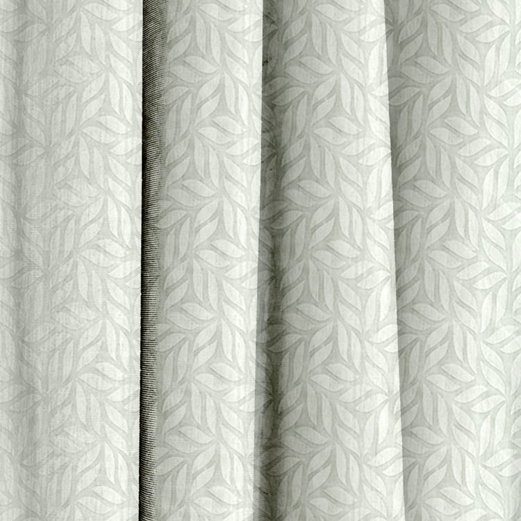 CORTINA Set of 2 Printed Light Filtering Window Curtains - 5ft