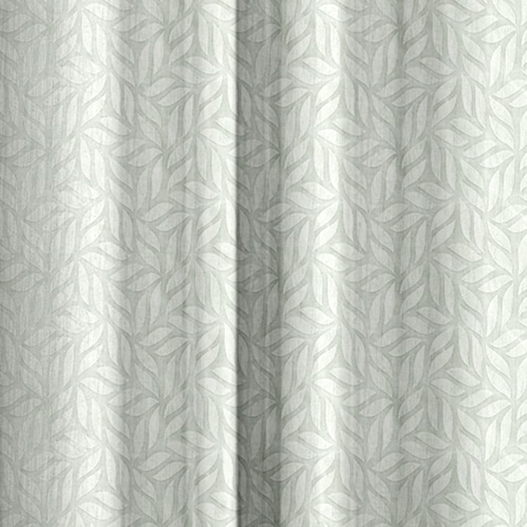CORTINA Set of 2 Printed Light Filtering Window Curtains - 5ft