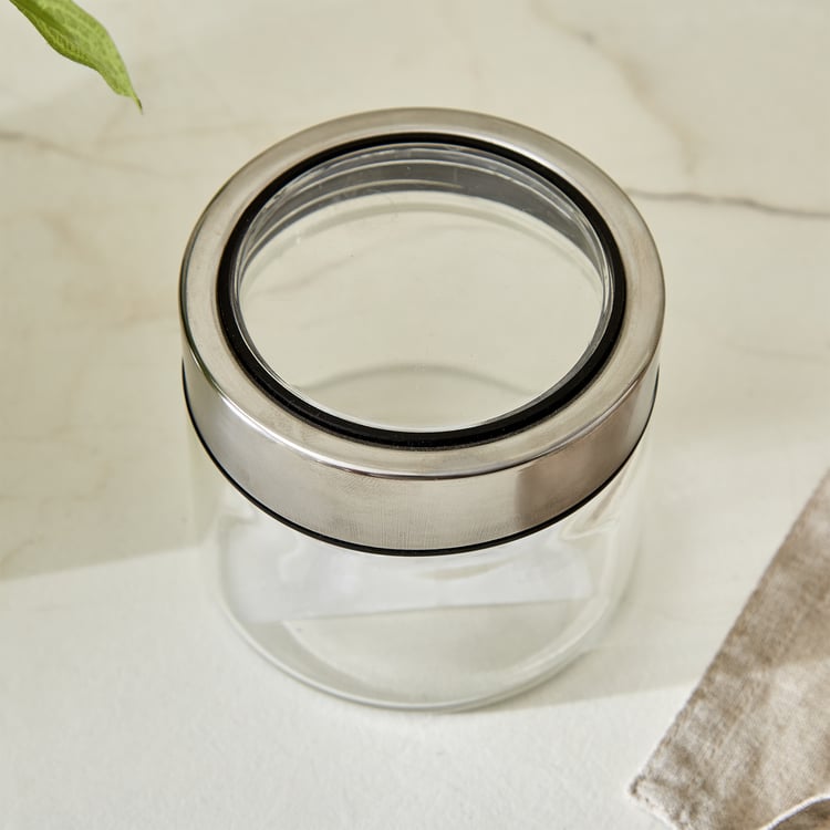 Palestine Lumina Borosilicate Glass Jar with Lid - 220ml