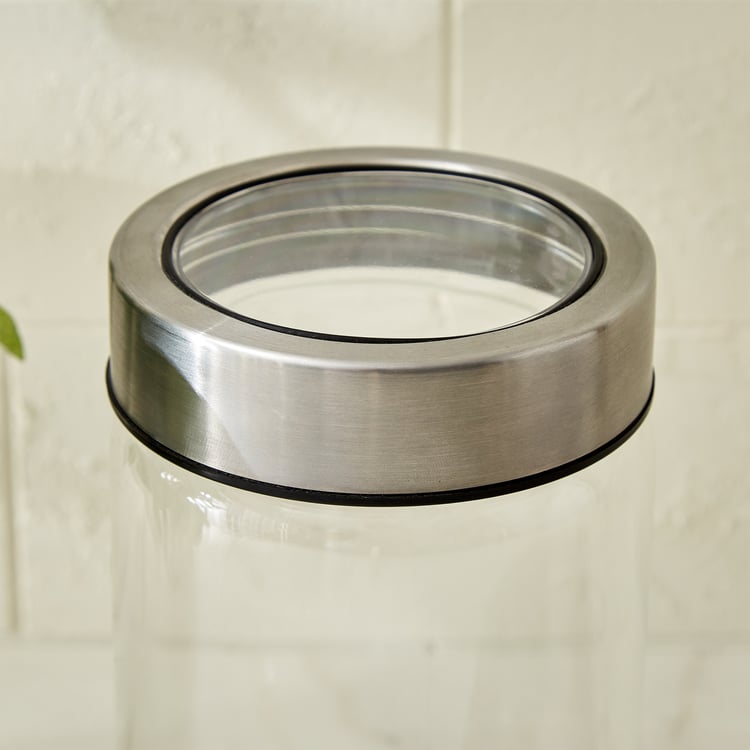 Palestine Lumina Borosilicate Glass Jar with Lid - 950ml