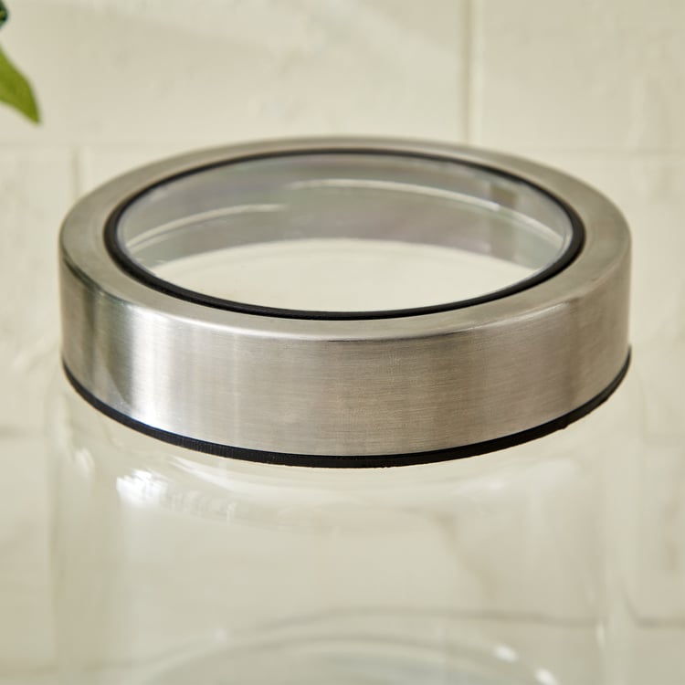 Palestine Lumina Borosilicate Glass Jar with Lid - 950ml