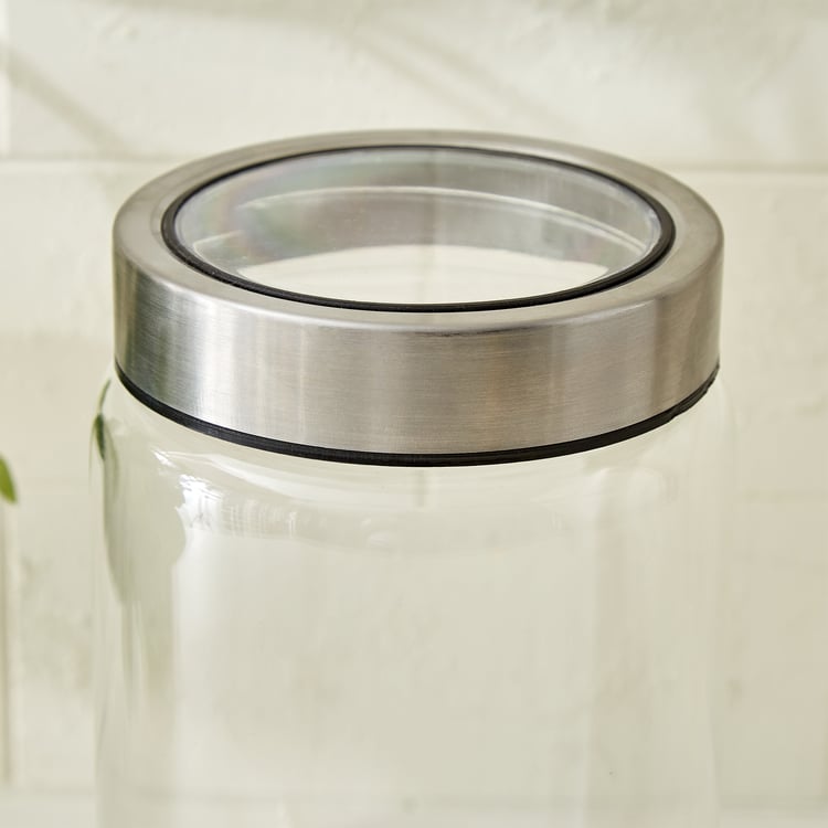 Palestine Lumina Borosilicate Glass Jar with Lid - 1820ml