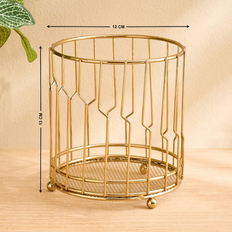 Regal Luxe Aurum Metal Cutlery Holder