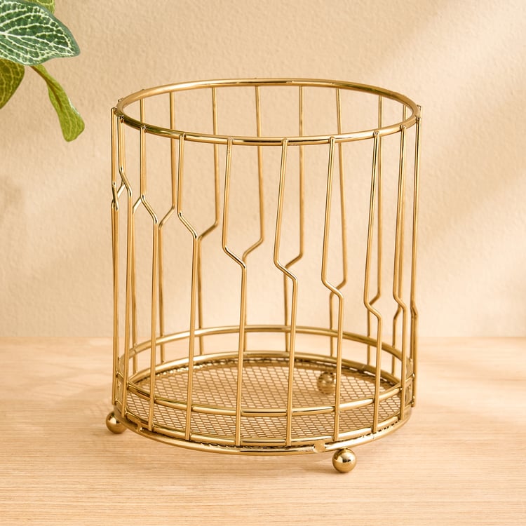 Regal Luxe Aurum Metal Cutlery Holder