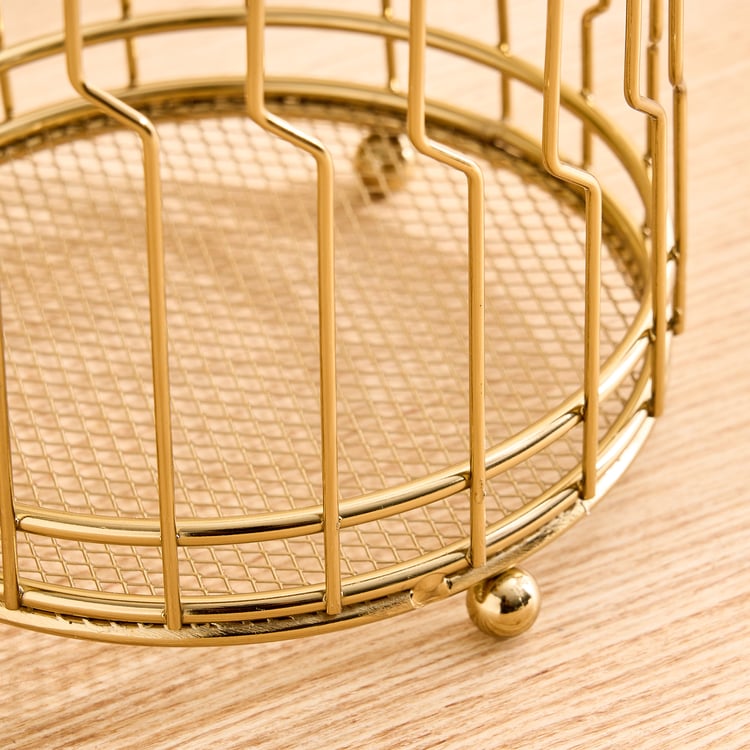 Regal Luxe Aurum Metal Cutlery Holder