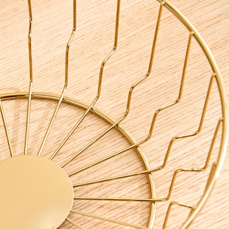 Regal Luxe Aurum Metal Fruit Basket