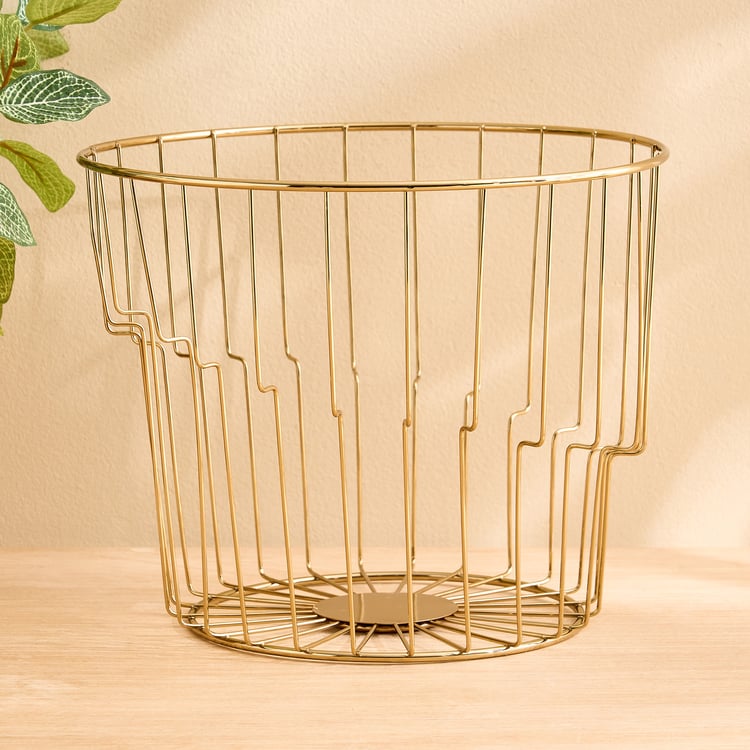 Regal Luxe Aurum Metal Basket